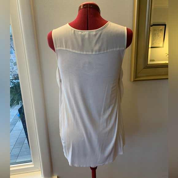 DOUBLE LAYER CREAM TANK TOP - Picture 6 of 10